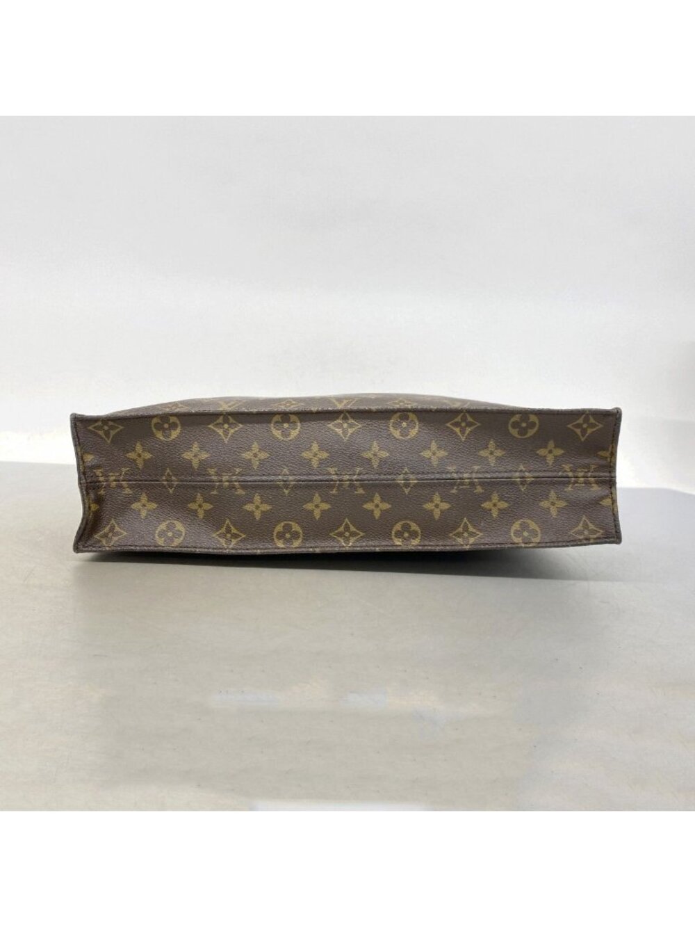 Louis Vuitton Tote Monogram Sac Plat Brown - Picture 3 of 10